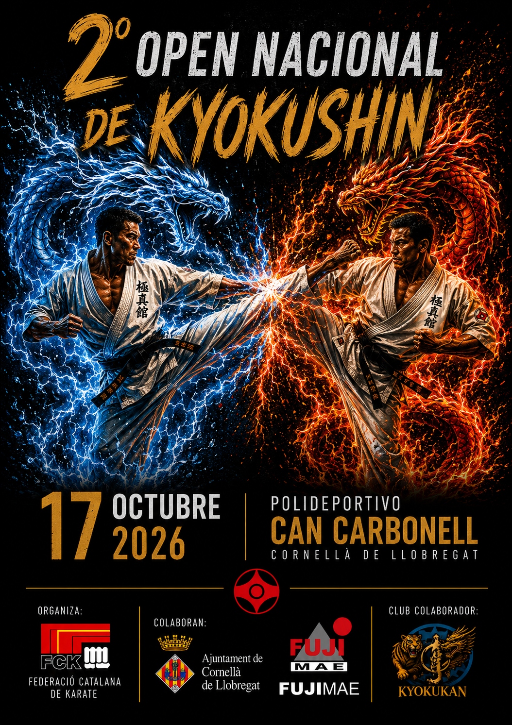 Cartel 2º Open Nacional de Kyokushin