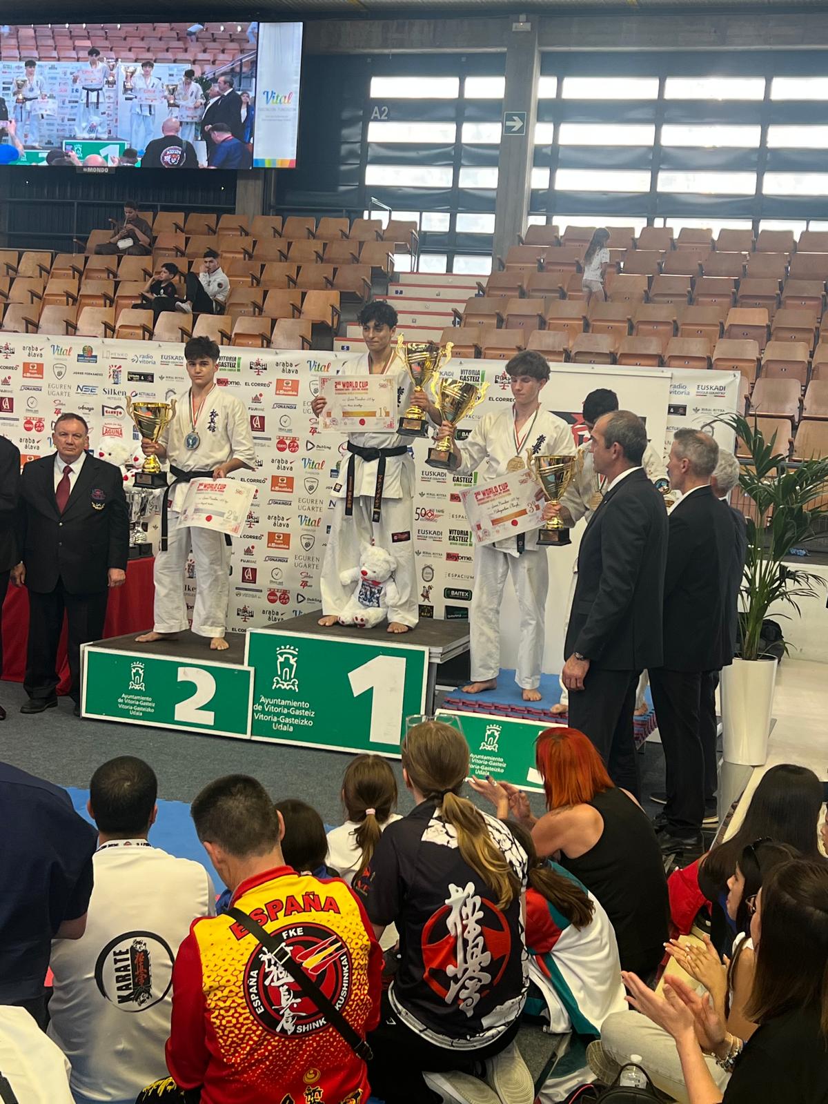 Copa del Mundo KWF · Miquel Hueto Bolos · Subcampeón de la Copa del Mundo (Kumite Junior)
